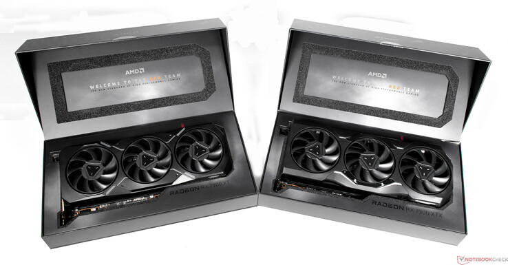 AMD Radeon RX 7900 XTX och AMD Radeon RX 7900 XT