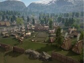 En bild som visar en stad i Vikingarnas land.