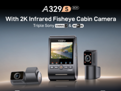 VIOFO A329S 3CH bilkamera kan ta bilder upp till 4K / 60 fps (Bildkälla: VIOFO)