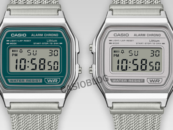 Casio A158WEM-3 och A158WEM-7. (Bildkälla: Casioblog)
