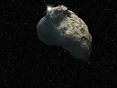 En konstnärs avtryck av en asteroid