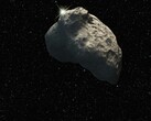 En konstnärs avtryck av en asteroid
