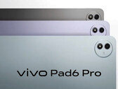 Vivo Pad6 Pro i de tre färgerna vid lanseringen.