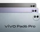 Vivo Pad6 Pro i de tre färgerna vid lanseringen.