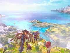 Skärmdump från trailern till Monster Hunter Stories