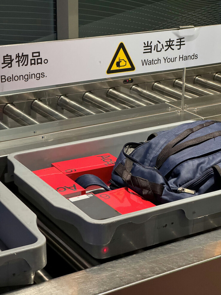 Läckt bild som visar Ace 6 Pro Max detaljhandelslåda.(Bildkälla: Weibo)