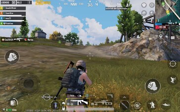 PUBG Mobile på Samsung Galaxy Tab S9 FE