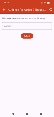 Men den behöver en autentiseringstoken