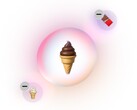 Exempel på Genmoji.
