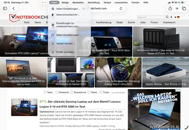 iPadOS 26 kommer nu med ett menyfält (bildkälla: Notebookcheck)