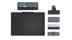 ThinkPad X14 med Magic Bay-tillbehören.