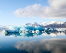 Ett foto av Jökulsárlón glaciärsjö (Bildkälla: Jeremy Bishop via Unsplash; beskuren)