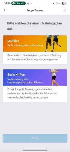 Amazfit Active 2: Träning