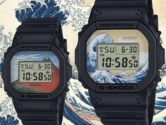Casio DW-5600KHG24-1JR (vänster) och DW-5600KHK24-1JR (höger). (Bildkälla: @geesgshock på Instagram)