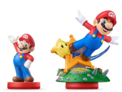 En skaljämförelse mellan den äldre Mario Amiibo och den nya Super Mario Galaxy with Luma Amiibo (bildkälla: r/amiibo)