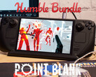 Point Blank-paketet upphör att gälla den 4 september 2025. På bilden: Steam Deck kör Superhot. (Bildkälla: Humble Bundle och Notebookcheck - redigerad)