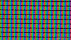 Subpixlar bakom matt bildskärmsyta