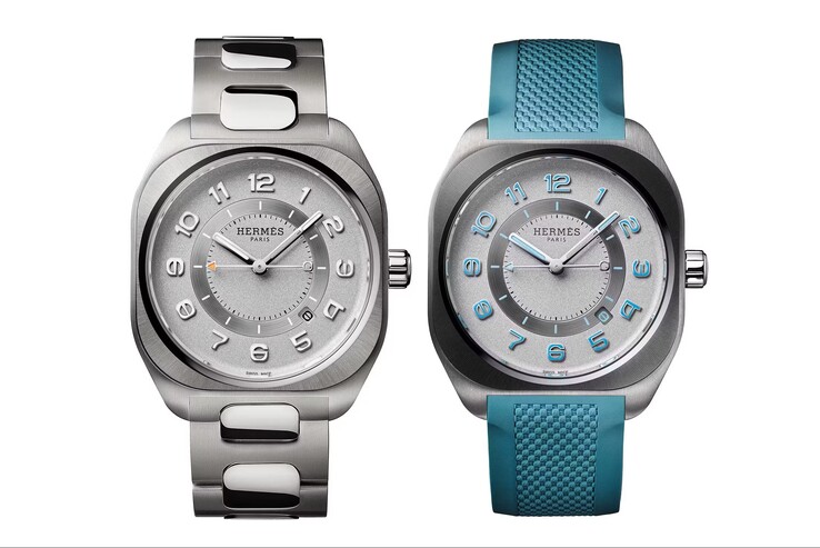 Hermes H08 Saint-Cyr och ljusgrå modell har 100 m (10 bar) vattentålighet (Bildkälla: Hermes)