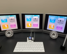 En bild av den fullständiga installationen av iPod Nano/3-monitorer.
