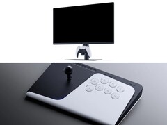 PlayStation spelmonitor (överst), FlexStrike slagträ (nederst).