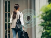Aqara Smart Lock U400 visas utanför hemmet (Bildkälla: Aqara PR)