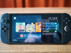 Switch 2 gjordes officiellt tillgänglig för konsumenter den 4 juni. På bilden - ett fotografi av Nintendo Switch 2. (Bildkälla: Hannes Brecher / Notebookcheck)