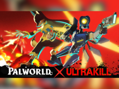 En skärmdump av Palworld x Ultrakill-meddelandet (bildkälla: Palworld)