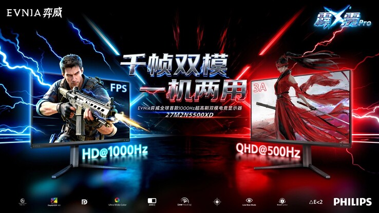 Philips Evnia 27M2N5500XD höjdpunkter. (Bildkälla: Philips via IT Home)