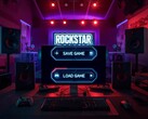 Spara och ladda-prompten i en installation med Rockstar Games-tema