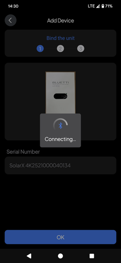 Anslutning av SolarX 4K