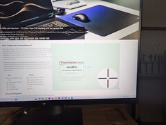 Snipping Tool tar en bild från vår Notebookcheck-webbplats