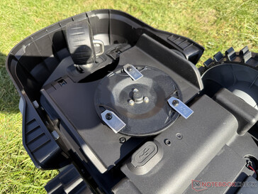 Undersida med liten klippskiva