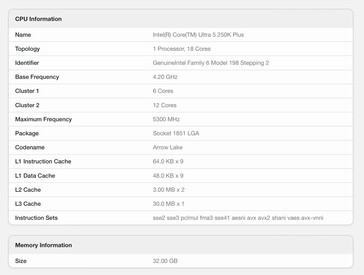 Intel Core Ultra 5 250K Plus har ytterligare två kärnor.
