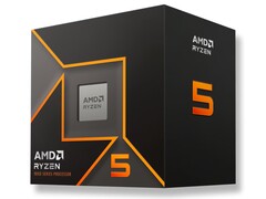 AMD Ryzen 5 9000-seriens CPU-förpackning. (Bildkälla: AMD)