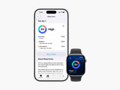 Apples sömnpoängfunktion (bilden) kommer att vara tillgänglig för användare av wearables från tredje part. (Bildkälla: Apple)