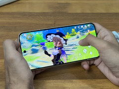 Spelprestandan är inte särskilt imponerande i det tidiga speltestet. På bilden: Pixel 10 XL som kör Genshin Impact. (Bildkälla: TechDroid)