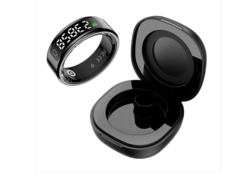 Qring Titan Pro smart ring med magnetiskt laddningsfodral (Bildkälla: Qring)