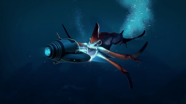 Reaper Leviathan från Subnautica. (Bildkälla: Okända världar)