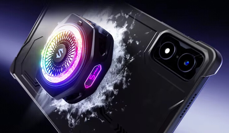 Black Shark Gaming Tablet är också kompatibel med Xiaomis magnetiska kylare.