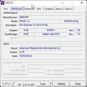 CPU-Z: Mainboard