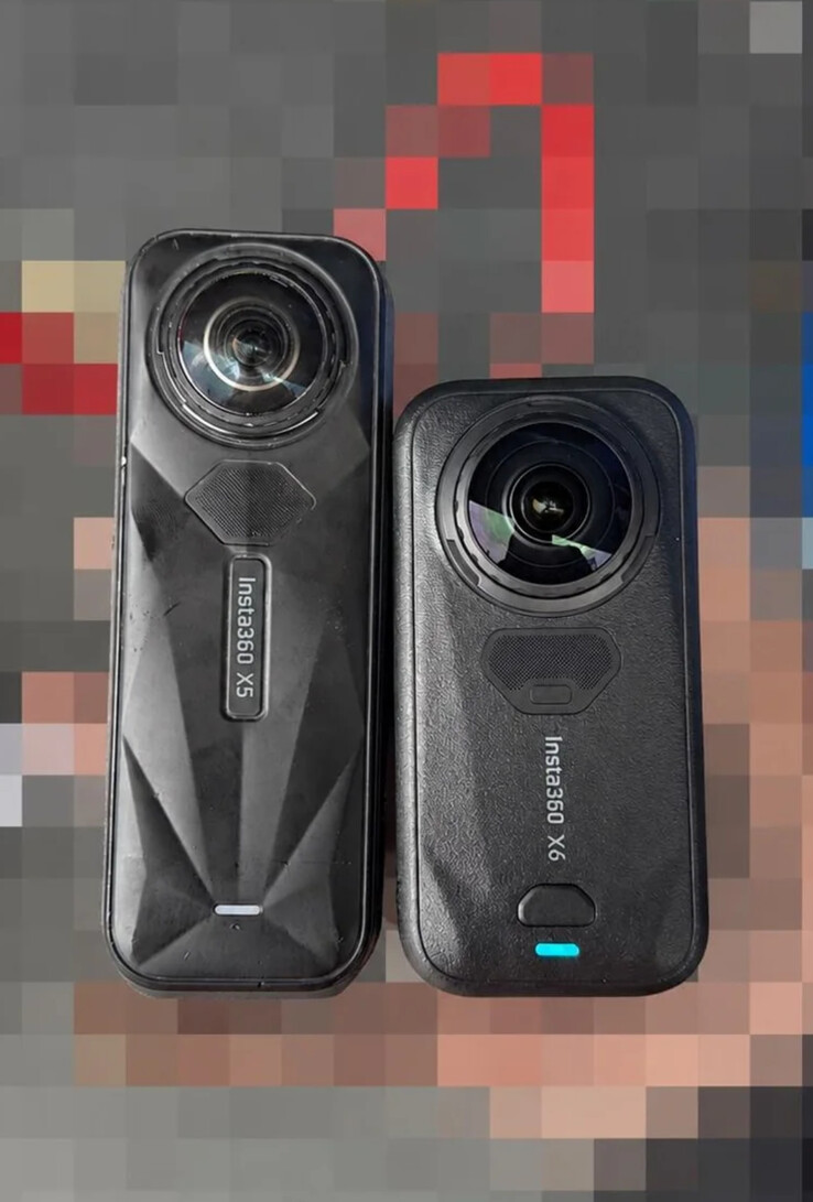 Insta360 X5 och Insta360 X6, från vänster till höger.