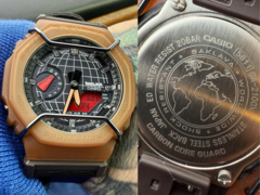 Den nya Casio G-Shock x Action Bronson collab-klockan ska komma med en kolfiberskyddad struktur, 20 bars vattentäthet och stöttålighet. (Bildkälla: @bambambaklava på Instagram)