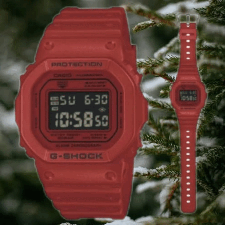 G-Shock DW-5600RRB läckt rendering. (Bildkälla: @geesgshock på Instagram)