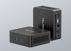 3500U WO5 kan köras med en TDP på 15 W. Bild: en reklambild som visar mini-PC:ns design.