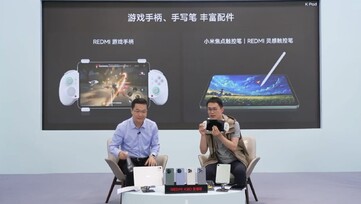 Redmi Game Controller är ett av två tillbehör till Redmi K Pad som visades upp under livestreamen. (Bildkälla: Redmi)