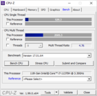 CPU-Z: Benchmark