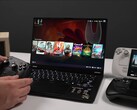 Asus TUF Gaming A14 med SteamOS 3.9 tillsammans med ett Steam Deck