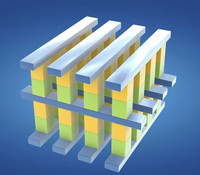 Lagringsstrukturen för 3D XPoint (illustration, bild: Intel)