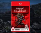 Assassin's Creed Shadows Switch 2 box art visas (Bildkälla: Auchan, Ubisoft med ändringar)
