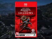 Assassin's Creed Shadows Switch 2 box art visas (Bildkälla: Auchan, Ubisoft med ändringar)